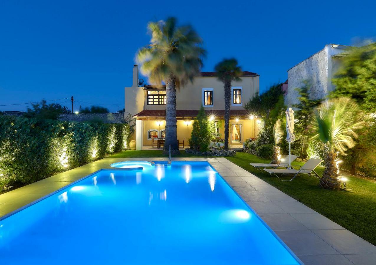 Castello Villa Daphnes - Private Pool & Whirlpool Dhafnes 外观 照片