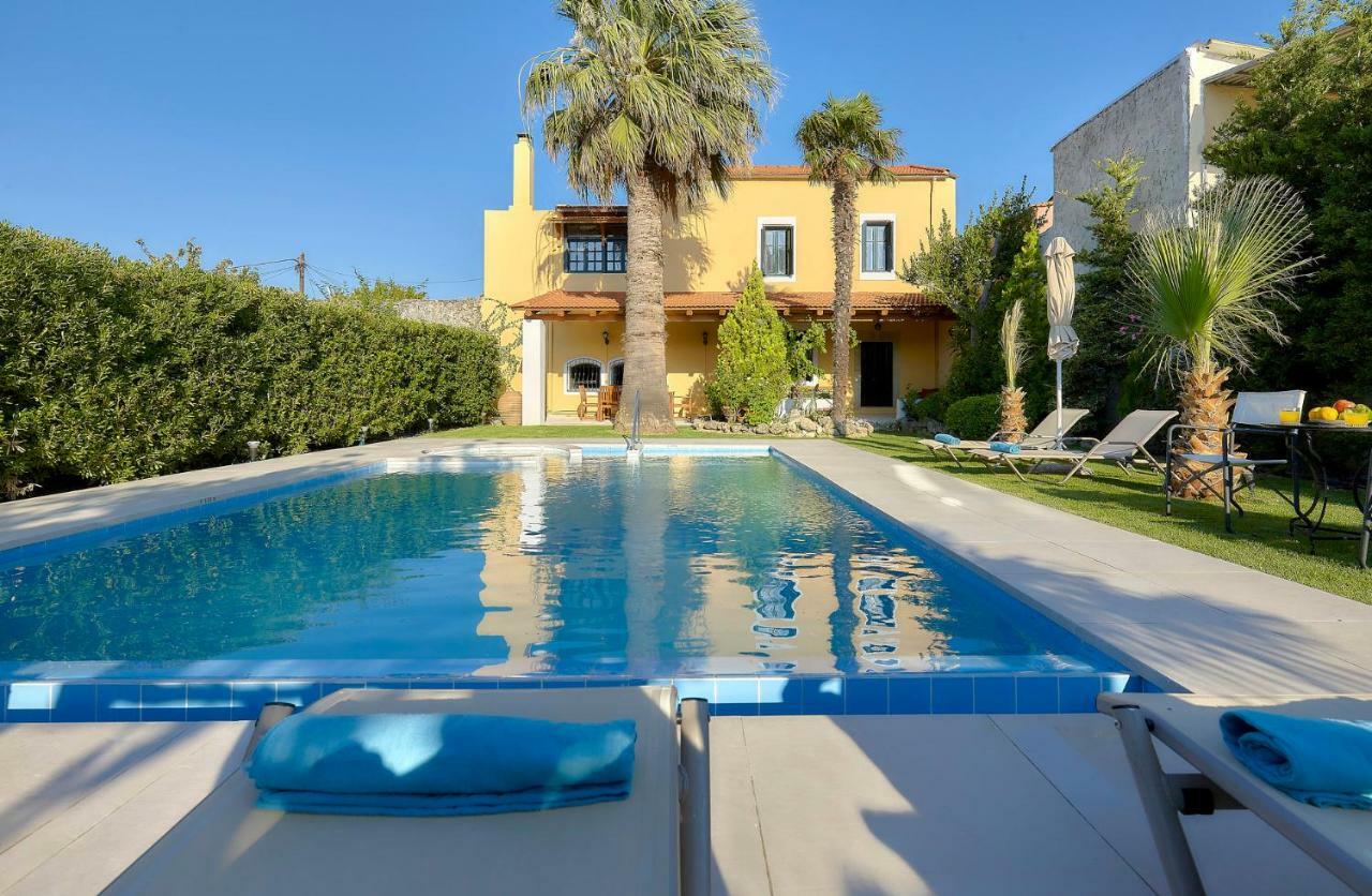 Castello Villa Daphnes - Private Pool & Whirlpool Dhafnes 外观 照片