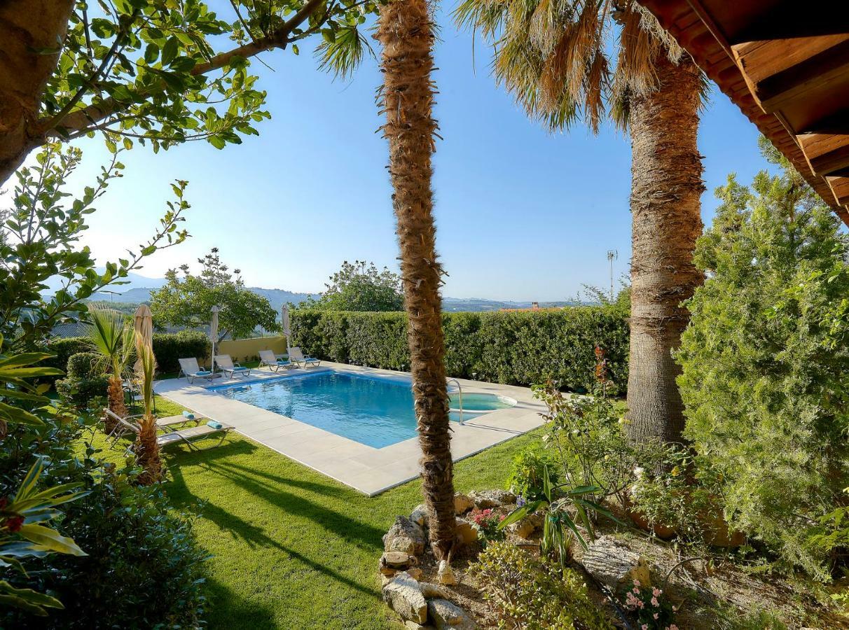 Castello Villa Daphnes - Private Pool & Whirlpool Dhafnes 外观 照片
